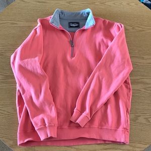 Straight Down Quarter Zip Golf Pullover M